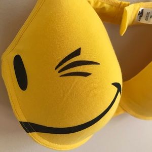 Joe Boxer Classic Winky Face Bra